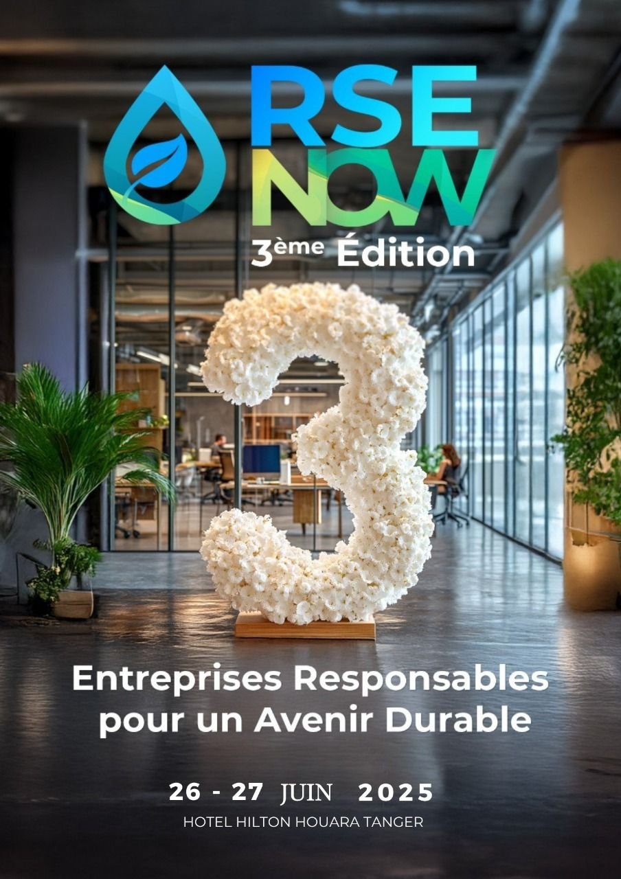 ينظم Le Club des Dirigeants النسخة الثالثة من مؤتمر  RSE NOW بمدينة طنجة، تحت شعار: » الأداء، الابتكار، المسؤولية: اختاروا الخيار المستدام «